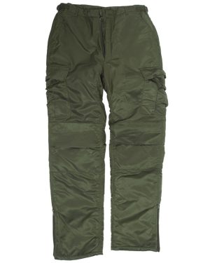 Pantaloni militari termici BDU MA1 verdi