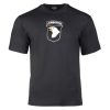 T-shirt militare MIL-TEC di colore nera logo AIRBORNE