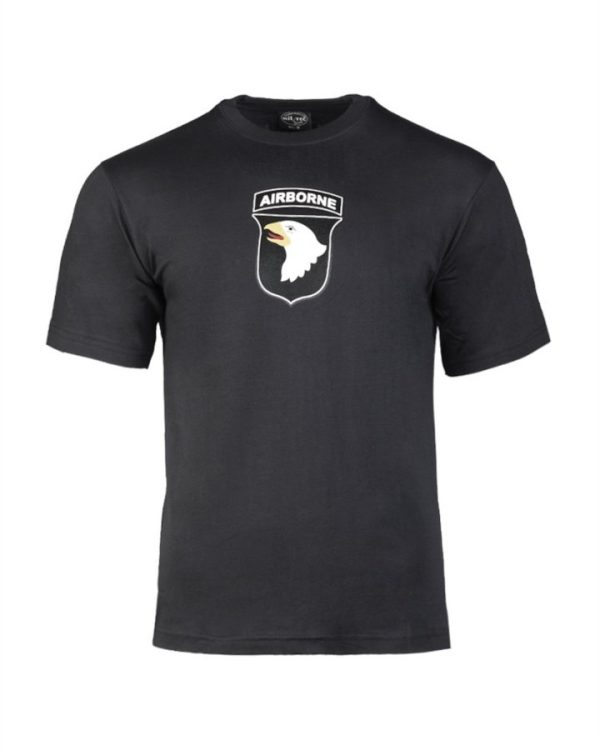 T-shirt militare MIL-TEC di colore nera logo AIRBORNE T-shirt militare MIL-TEC di colore nera logo AIRBORNE