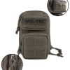Mini marsupio MIL-TEC a forma di zaino  di colore verde  utilizzabile come portachiavi