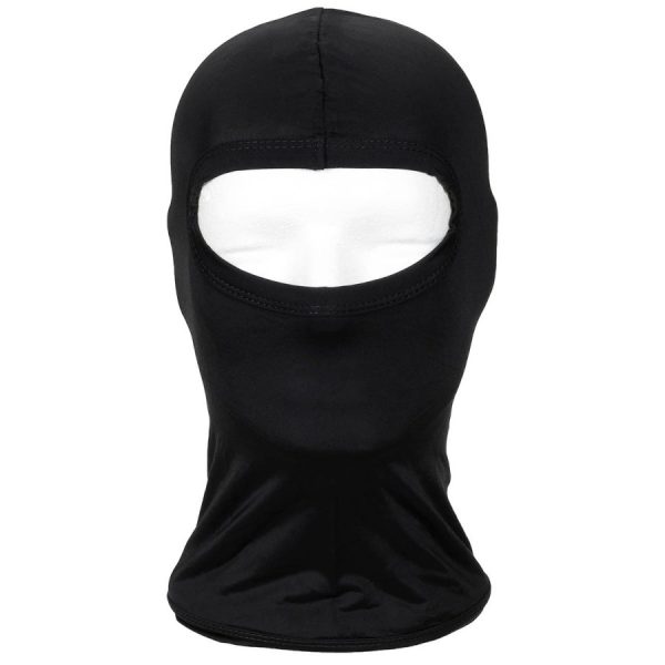 Passamontagna a un foro  in  spandex nero