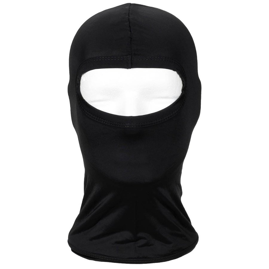 Passamontagna a un foro in spandex nero