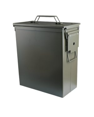 Cassetta per munizioni M9 CAL.50 in metallo verde Cassetta per munizioni M9 CAL.50 in metallo verde