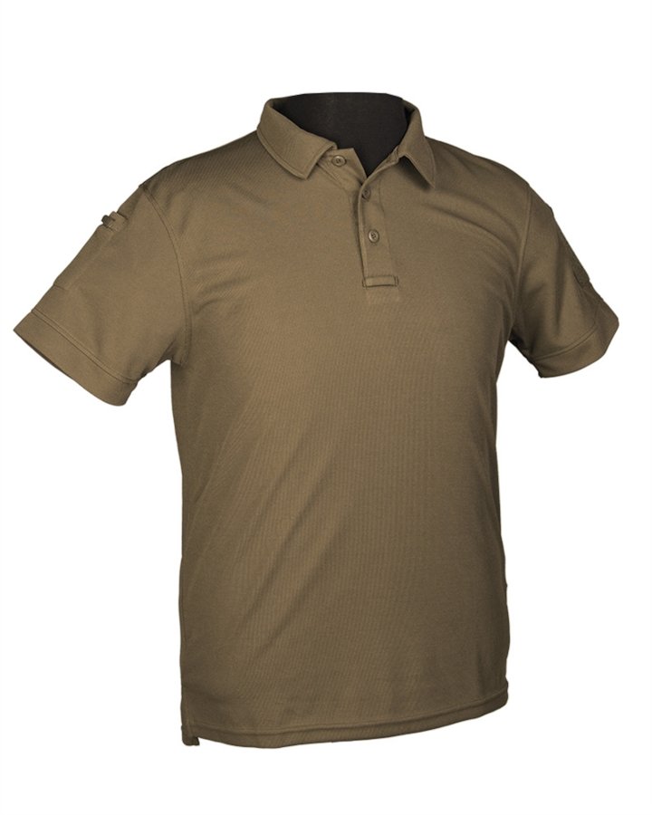 Polo Tattica quick dry Mil-tec di colore verde