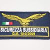 Patch Aquila Sicurezza Sussidiaria DM 154/2009 giallo