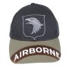 Berretto in cotone 101° Airborne bicolore
