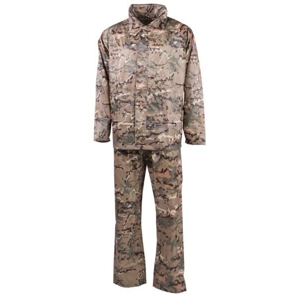 Completo antipioggia giacca pantaloni MFH  operation camo