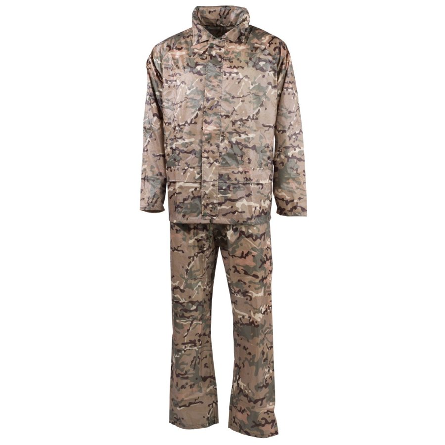 Completo antipioggia giacca pantaloni MFH  operation camo