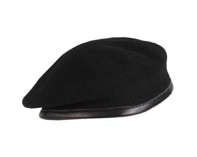 Basco Militare Francese nero in lana
