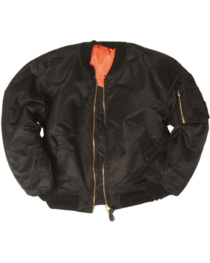 Giubbotto Pilota Bomber MA-1 by MIL-TEC di colore nero