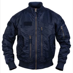 Fly Jacket Bomber Americano MIL-TEC di colore blu