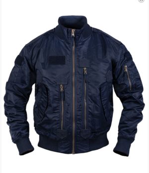 Fly Jacket Bomber Americano MIL-TEC di colore blu