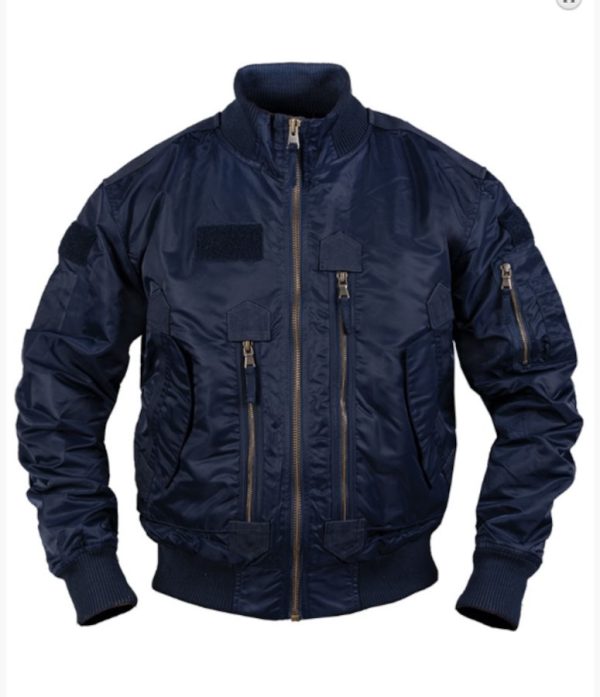 Fly Jacket Bomber Americano MIL-TEC di colore blu