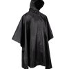 images Poncho militare basic MIL-TEC in tessuto antistrappo nero