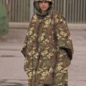 Poncho militare MIL-TEC in tessuto antistrappo vegetato