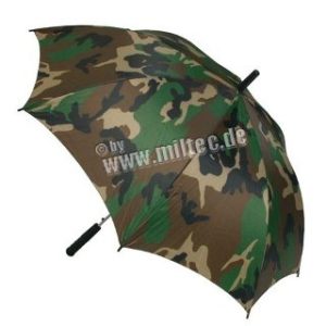 Ombrello mimetico woodland