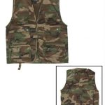 Gilet multitasche invernale MIL-TEC di colore nero