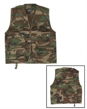 Gilet Multisache MIL-TEC caccia pesca outdoors woodland