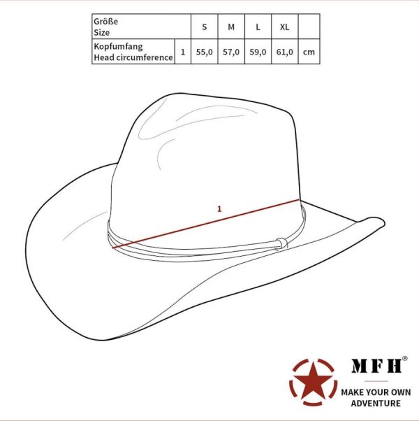 Cappello Militare MFH tipo Bush Hat di colore verde