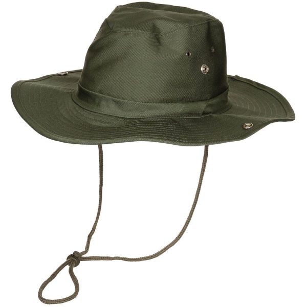 Cappello Militare MFH tipo Bush Hat di colore verde