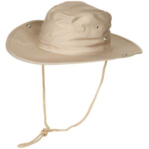 Cappello Militare MFH tipo Bush Hat di colore khaki