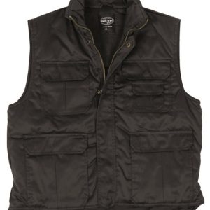 Gilet multitasche invernale MIL-TEC di colore nero