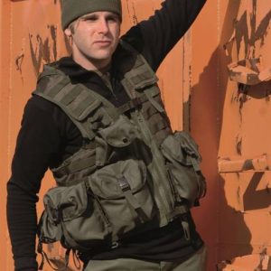 Gilet multitasche invernale MIL-TEC di colore nero