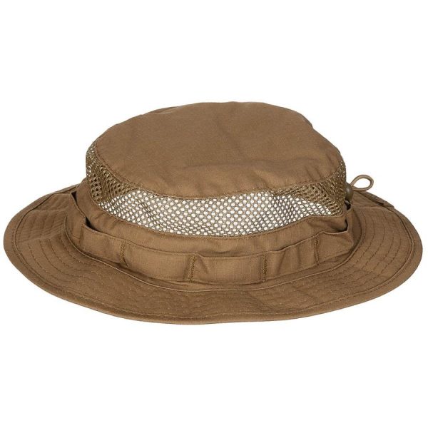 Cappello MFH tipo gi boonie con rete traspirante coyote tan
