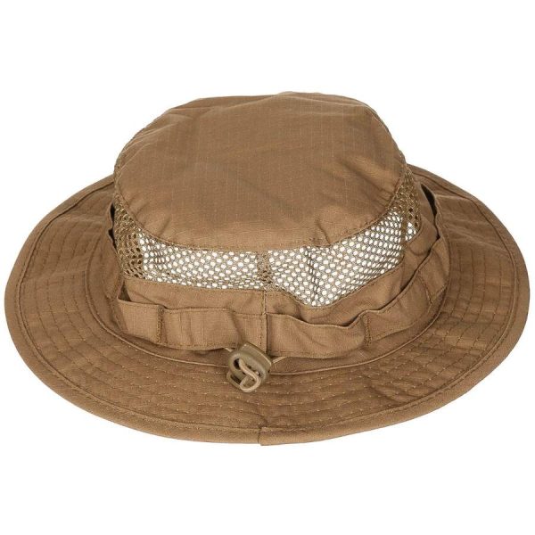 Cappello MFH tipo gi boonie con rete traspirante coyote tan