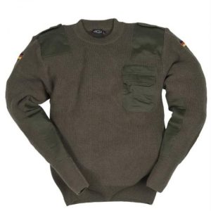 Maglione MIL-TEC modello NATO di colore verde in misto lana