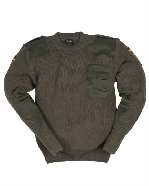 Maglione MIL-TEC modello NATO di colore verde in misto lana