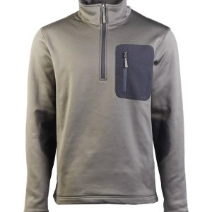 Maglione tecnico tipo troyer  MIL-TEC di colore verde