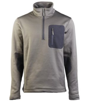 Maglione tecnico tipo troyer  MIL-TEC di colore verde