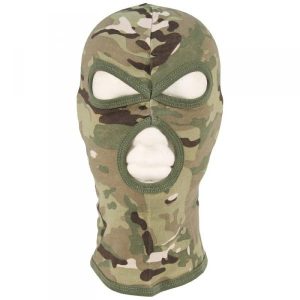 Passamontagna mimetico multicam  a 3  fori