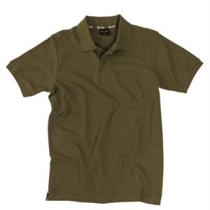 Polo Miltec in cotone piquet verde
