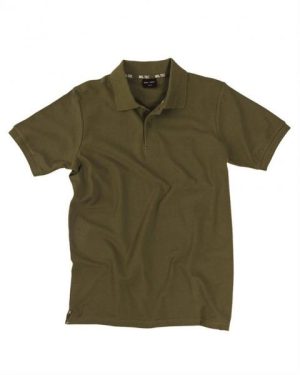 Polo Miltec in cotone piquet verde