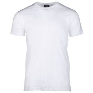 T-shirt militare  MIL-TEC di colore bianco 100% cotone