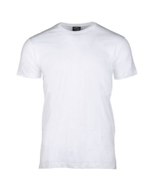 T-shirt militare  MIL-TEC di colore bianco 100% cotone