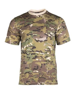 T-shirt militare by MIL-TEC mimetica multicam 100% cotone