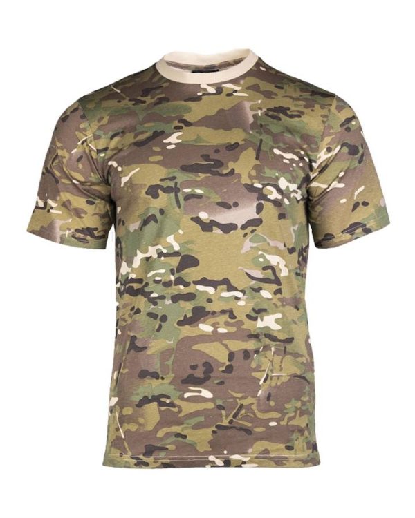 T-shirt militare by MIL-TEC mimetica multicam 100% cotone