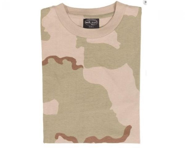 T-shirt militare by MIL-TEC mimetica desert 100% cotone
