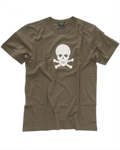 T-shirt teschio verde