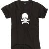 T-shirt teschio nera