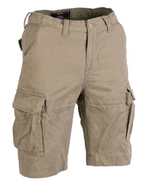 Bermuda militari stile vintage MIL-TEC di colore verde