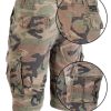 Bermuda militari stile vintage MIL-TEC mimetiche woodland