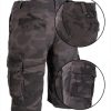 Bermuda militari stile vintage MIL-TEC mimetiche Dark Camo