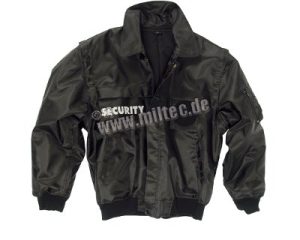 Giubbotto Security nero sfoderabile
