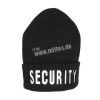 Berretto MIL-TEC  con logo security di colore nero