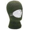 Passamontagna in acrilico verde