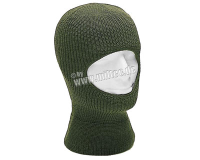 Passamontagna in acrilico verde